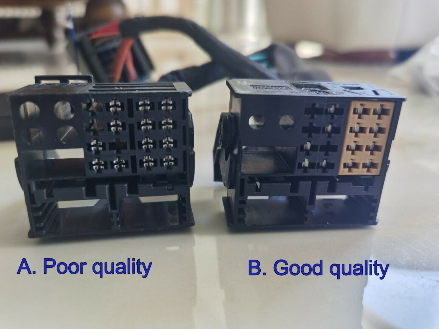 VW group quadlock to ISO radio adapter harness, with CANbus ignition VW group quadlock to ISO radio adapter harness, with CANbus ignition