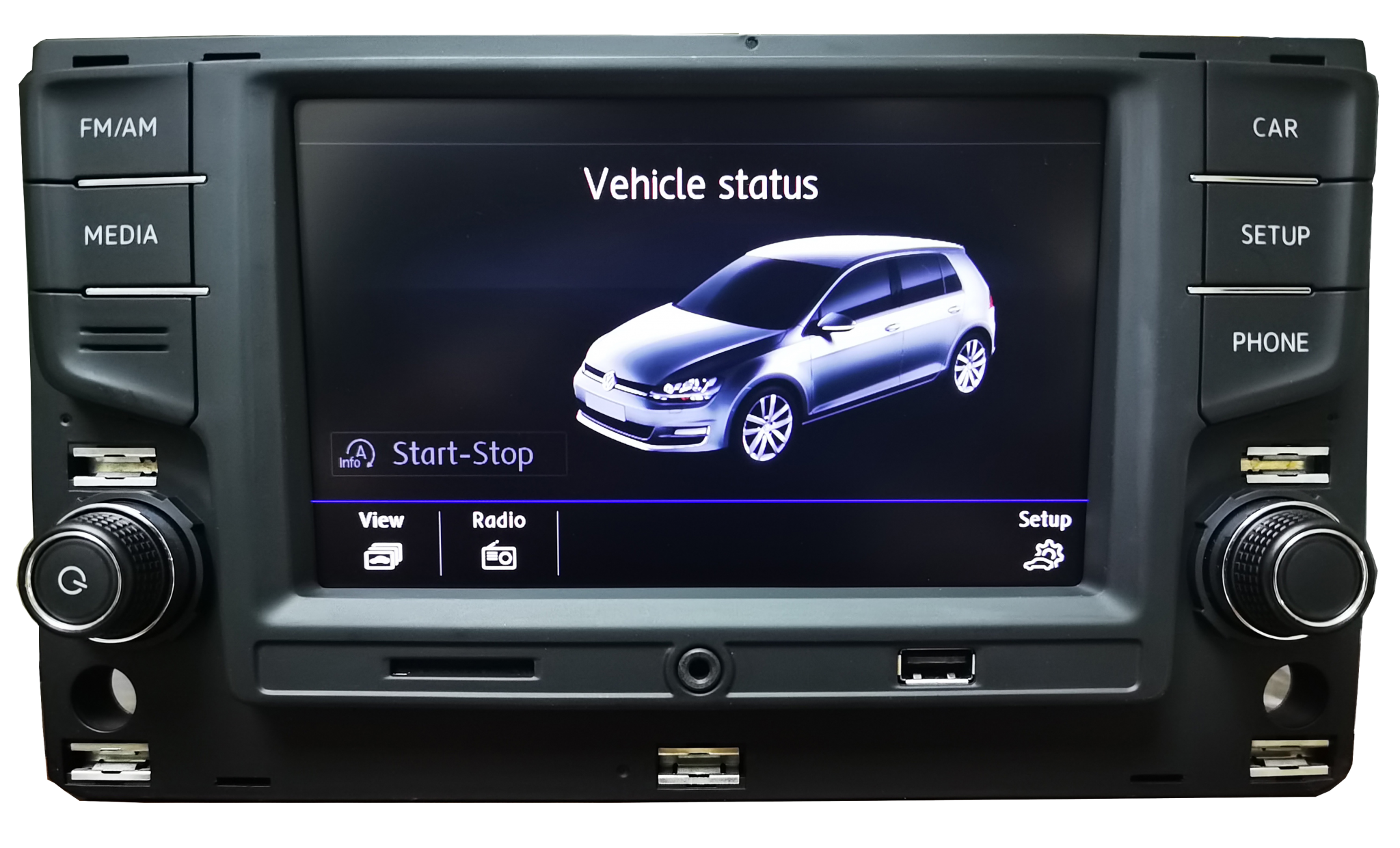 AndroidAuto Carplay Noname 5GD 035 280B Refit Rear USB for MQB Golf7